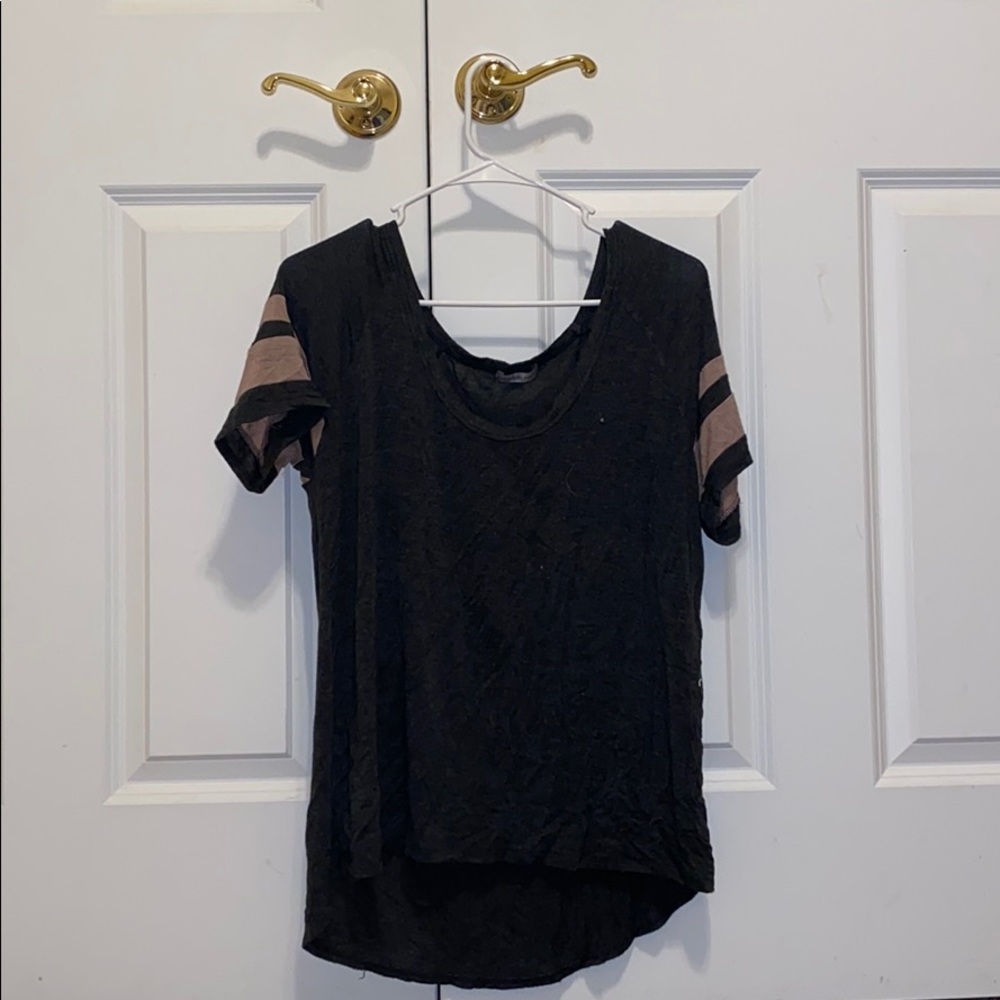 Striped Sleeve Tee